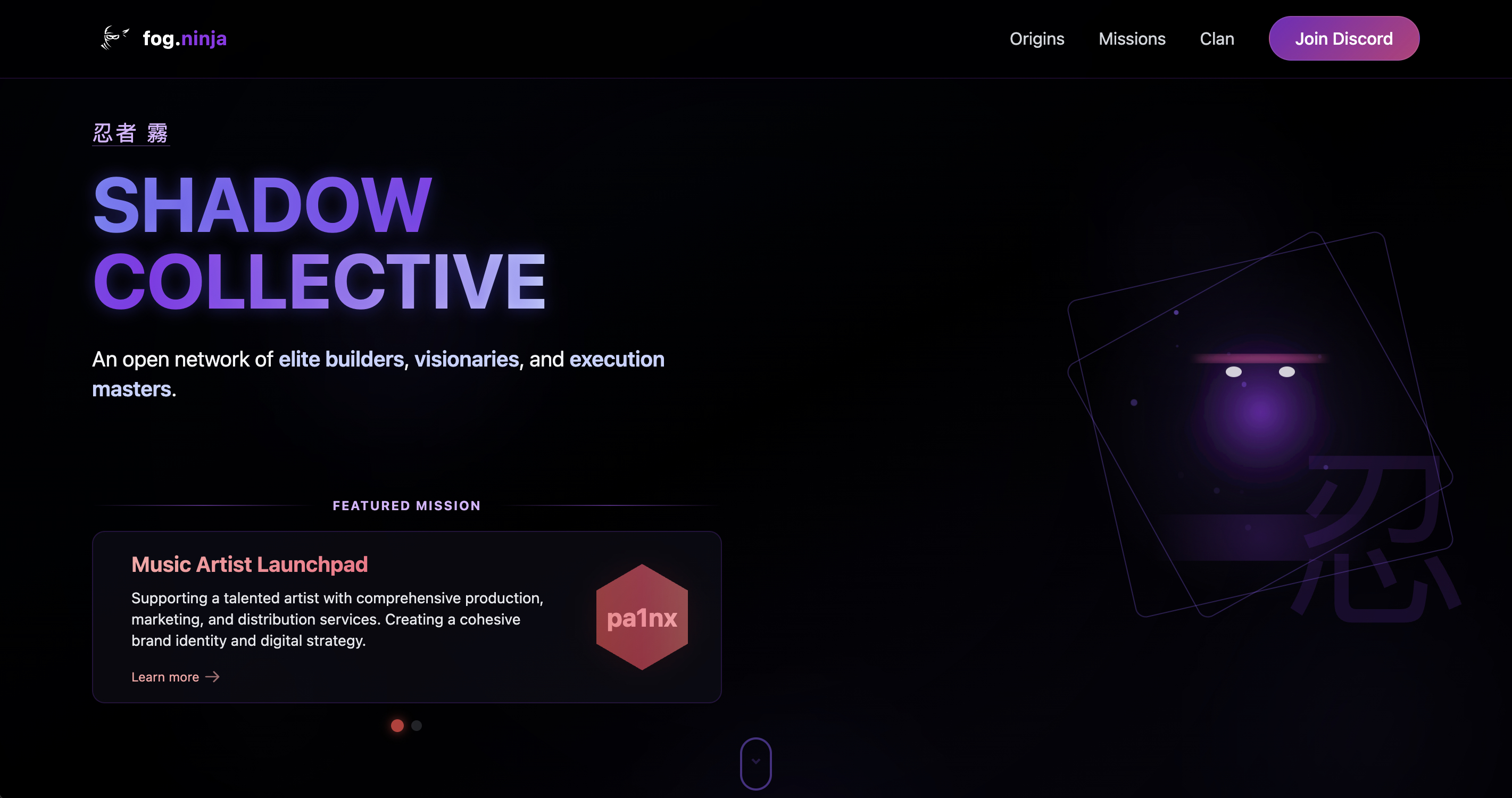 fog.ninja Website Screenshot