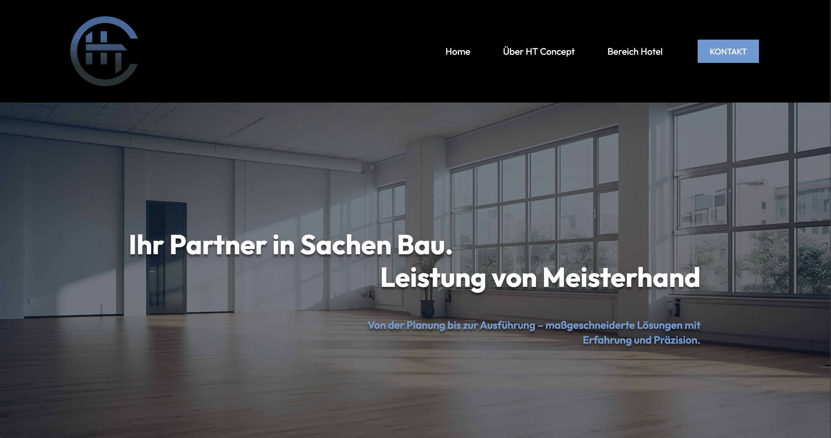 HT Concept Website Screenshot