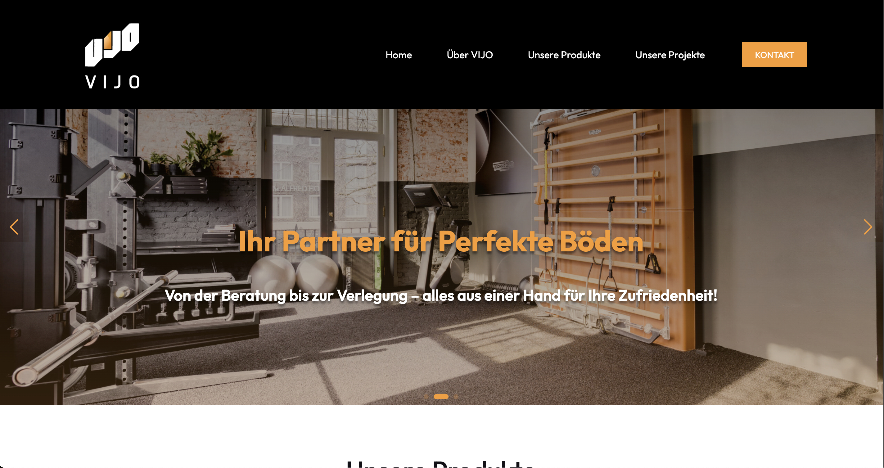 VIJO Plan Website Screenshot